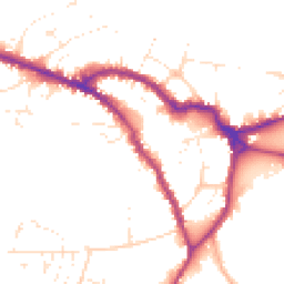 Daytime road noise heatmap for SN10 1BG