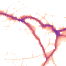 Daytime road noise heatmap for SN10 1BL