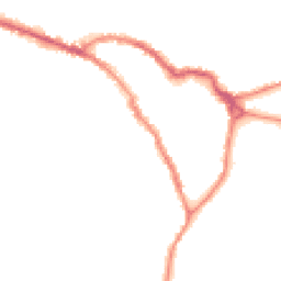 Night-time road noise heatmap for SN10 1BX