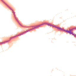 Daytime road noise heatmap for SN10 1DE