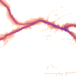 Daytime road noise heatmap for SN10 1DH
