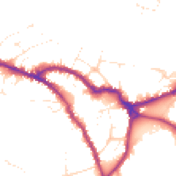 Daytime road noise heatmap for SN10 1DP