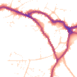 Daytime road noise heatmap for SN10 1DQ