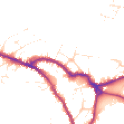 Daytime road noise heatmap for SN10 1DT