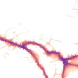 Daytime road noise heatmap for SN10 1EB
