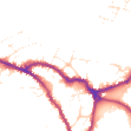 Daytime road noise heatmap for SN10 1ED