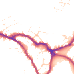 Daytime road noise heatmap for SN10 1EE