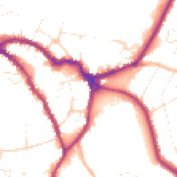 Daytime road noise heatmap for SN10 1EJ