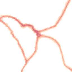 Night-time road noise heatmap for SN10 1EJ