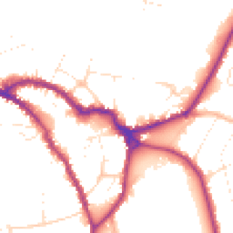 Daytime road noise heatmap for SN10 1EP