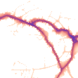 Daytime road noise heatmap for SN10 1HJ