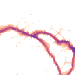 Daytime road noise heatmap for SN10 1JJ
