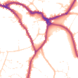 Daytime road noise heatmap for SN10 1ND