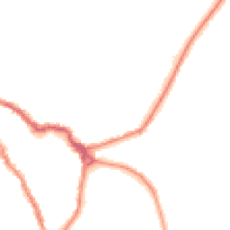 Night-time road noise heatmap for SN10 1UA