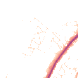 Daytime road noise heatmap for SN10 2FL