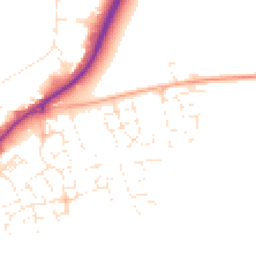 Daytime road noise heatmap for SN10 2FR