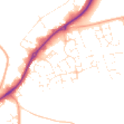 Daytime road noise heatmap for SN10 2GF