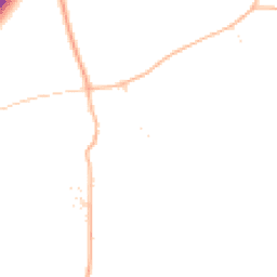 Daytime road noise heatmap for SN10 2LE
