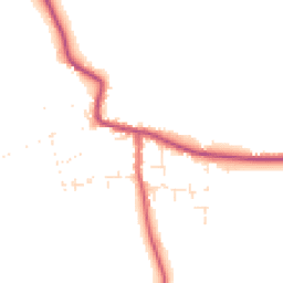 Daytime road noise heatmap for SN10 2NU