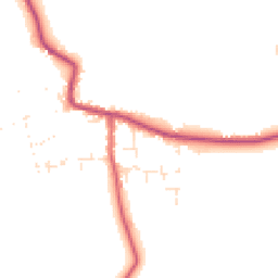 Daytime road noise heatmap for SN10 2NX
