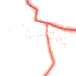 Daytime road noise heatmap for SN10 2PY