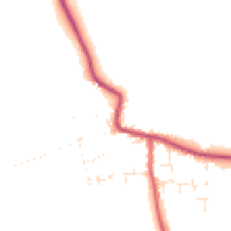 Daytime road noise heatmap for SN10 2QF