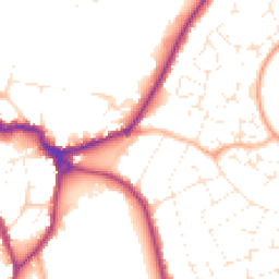 Daytime road noise heatmap for SN10 3AW