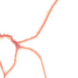 Night-time road noise heatmap for SN10 3AW