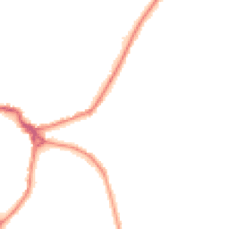 Night-time road noise heatmap for SN10 3BQ