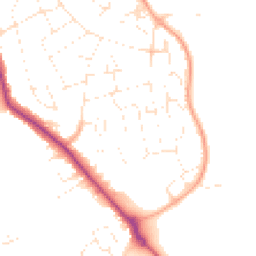 Daytime road noise heatmap for SN10 3ER