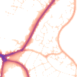 Daytime road noise heatmap for SN10 3FN