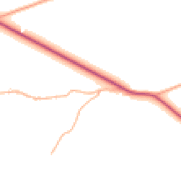 Daytime road noise heatmap for SN10 3JB