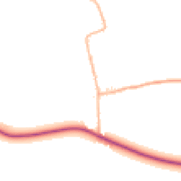 Daytime road noise heatmap for SN10 3PW