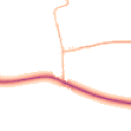 Daytime road noise heatmap for SN10 3QP
