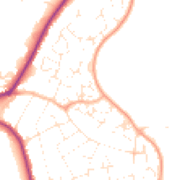 Daytime road noise heatmap for SN10 3SQ
