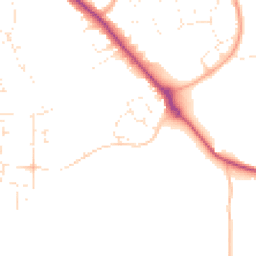 Daytime road noise heatmap for SN10 3UA