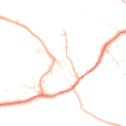 Daytime road noise heatmap for SN10 4AB