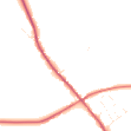 Daytime road noise heatmap for SN10 4ET