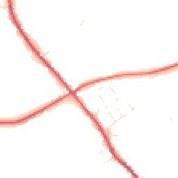 Daytime road noise heatmap for SN10 4EY
