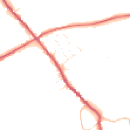 Daytime road noise heatmap for SN10 4HH