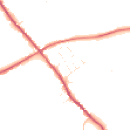 Daytime road noise heatmap for SN10 4HP