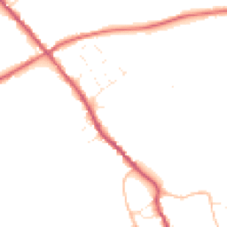 Daytime road noise heatmap for SN10 4HR
