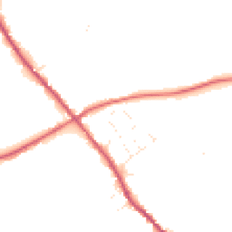 Daytime road noise heatmap for SN10 4HW