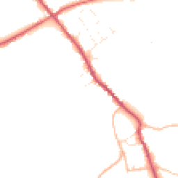 Daytime road noise heatmap for SN10 4JD
