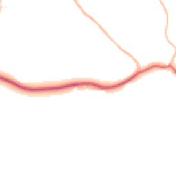 Daytime road noise heatmap for SN10 4JW