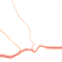 Daytime road noise heatmap for SN10 4JY