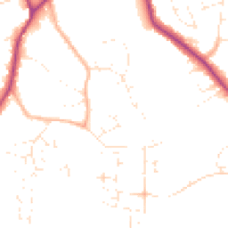 Daytime road noise heatmap for SN10 5BE