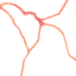 Night-time road noise heatmap for SN10 5BN
