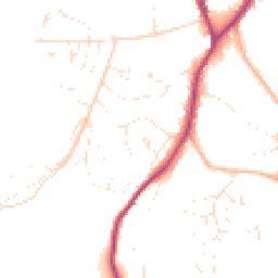 Daytime road noise heatmap for SN10 5DJ