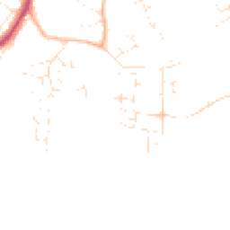 Daytime road noise heatmap for SN10 5LF